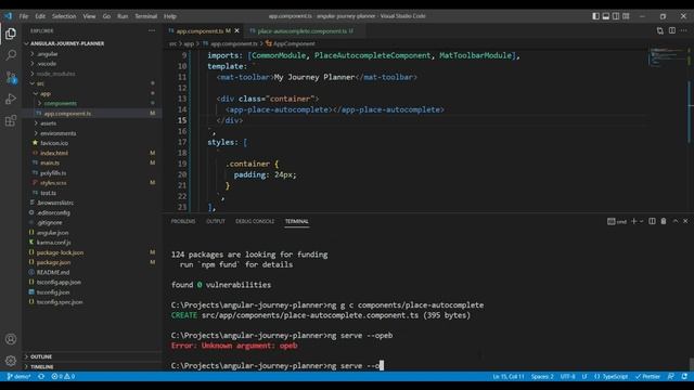 Create a Journey Planner App with Angular: Integrating Google Places Autocomplete API (1/3) смотреть онлайн