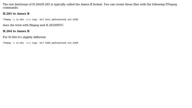 Extract HEVC bitstream with ffmpeg (4 Solutions!!) смотреть онлайн