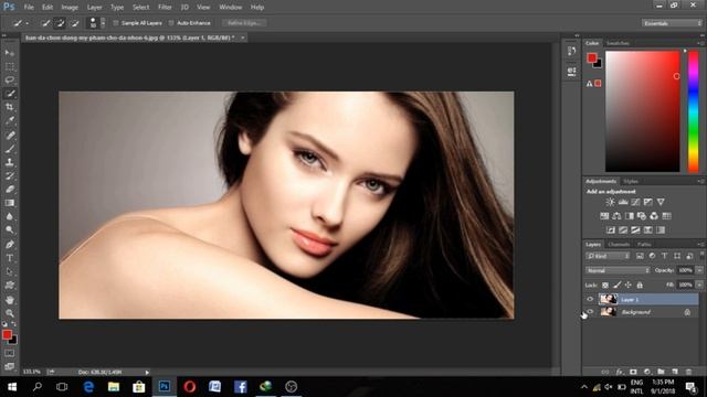 [Photoshop CC] How to change background+blur & bokeh effect Class#3 [Urdu/Hindi] смотреть онлайн