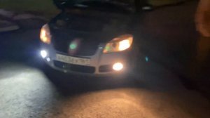 Skoda Fabia замена ламп в Птф на Led Viper Ultra bride головной ксенон
