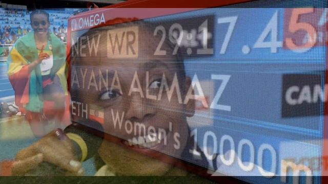 Almaz Ayana breaks world record to clinch women's 10,000m title смотреть онлайн