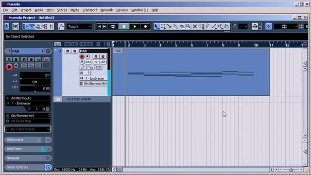 Аранжировка подкладов (падов) в Cubase / Nuendo смотреть онлайн