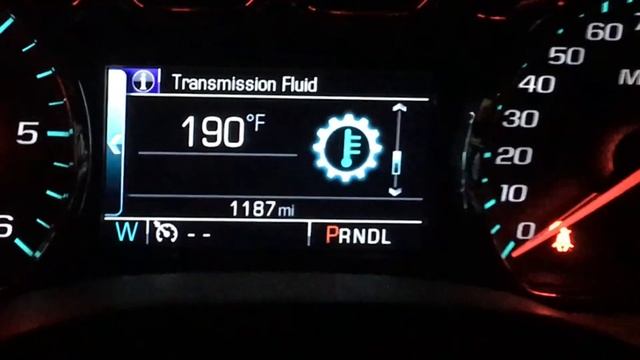 2014-17 Chevy Silverado Z71 4X4 Hidden Off-road Screen And Transmission Temperature