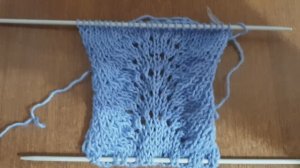 Схема для ровной резинки и ровного края в узоре Павлиний хвост от Брунелло Кучинелли.