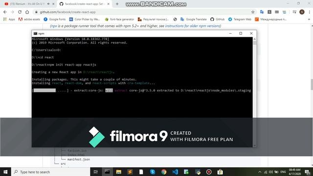Installing react easily and get started смотреть онлайн