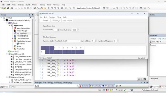 Using a Modbus TCP Master simulator Developed with Qt and Python - Modbus Master Simulator Tool смотреть онлайн