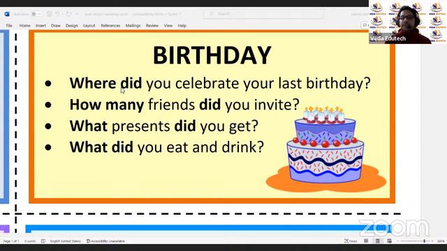 Speaking Cards/Worksheet | Day28 | Level 2 | Spoken English #trending #vedaedutech #spokenenglish смотреть онлайн