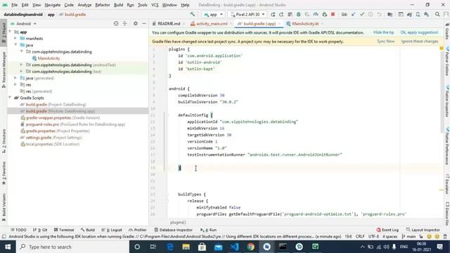 Enable Databinding in Android смотреть онлайн