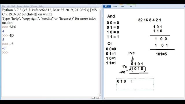 Python Tutorials | Bitwise Operator HINDI | Python Tutorials for Beginners| by Vikas Singh смотреть онлайн