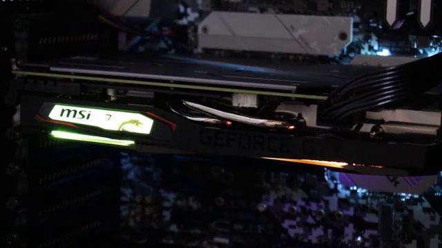 MSI GeForce GTX 1660 Gaming X (Twin Frozr 7) LED Effect смотреть онлайн