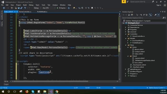 Display Emoji Emotion Icons in ASP Net TextBox using the TinyMCE Editor смотреть онлайн