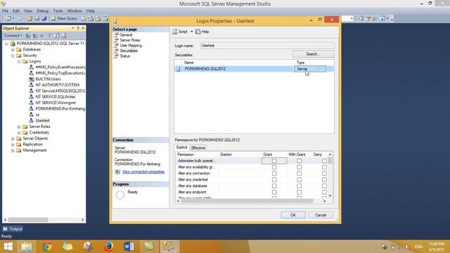 Delete User Login in SQL Server 2012 смотреть онлайн