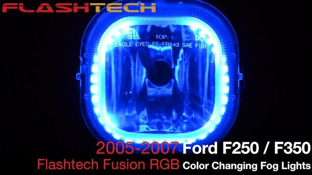Ford F250 / F350 V.3 Fusion Color Change halo Fog light kit (2005-2007) смотреть онлайн