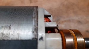 Ремонт ротора генератора, редкий случай