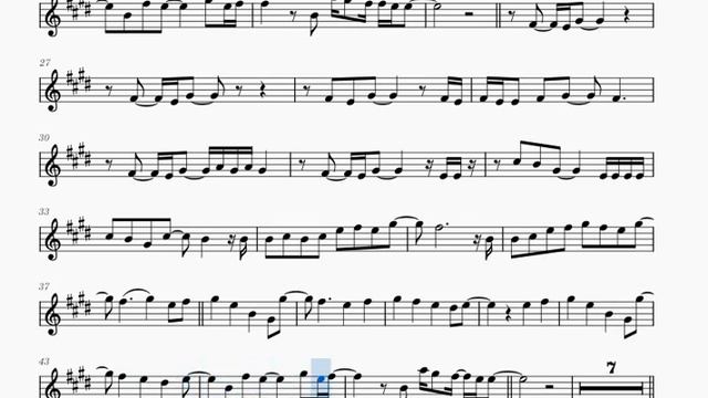 California King Bed Alto Sax Sheet Music Play Along Backing Tracks Partitura смотреть онлайн