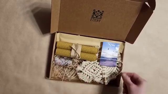 Подарочный бохо набор с макраме декором смотреть онлайн