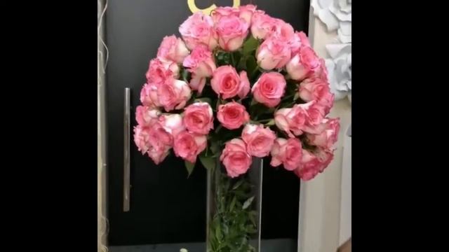 120 pink rose arrangement , on tall glade vase 18/09/2021 смотреть онлайн