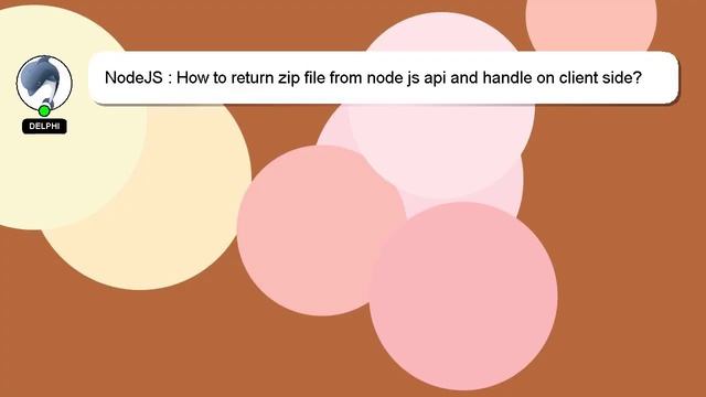 NodeJS : How to return zip file from node js api and handle on client side? смотреть онлайн