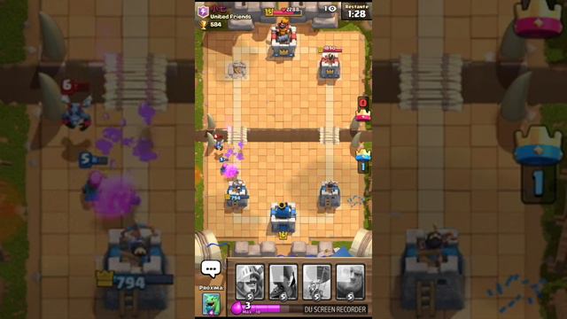 Jogando clash Royale 😀 смотреть онлайн