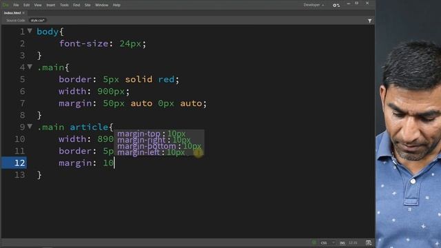 Width in CSS3 tutorial in hindi - urdu - Class - 21 смотреть онлайн