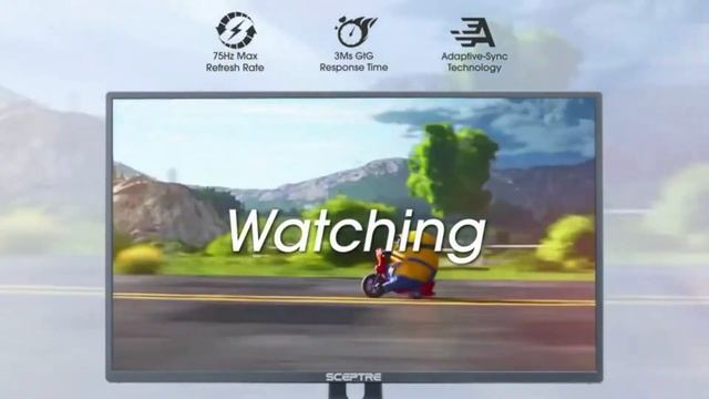 LED Monitor ,Professional Thin 75Hz 1080p . смотреть онлайн