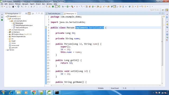 28 Rabbit Template With Spring Boot смотреть онлайн