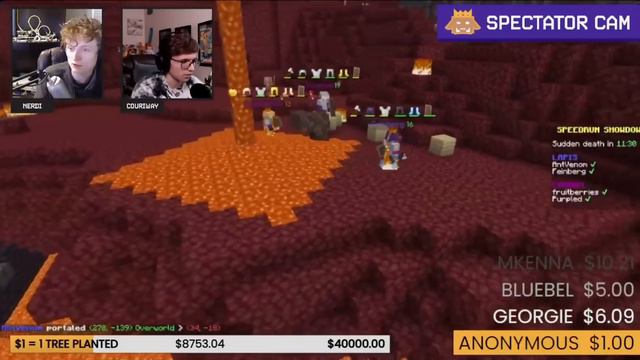 Winning $20,000 in a STACKED Minecraft Manhunt Tournament смотреть онлайн