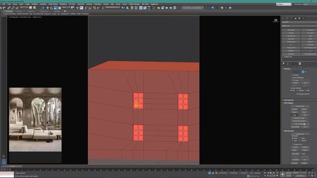 3D моделирование интерьера. SketchUp, 3Ds max. Визуализация интерьера в corona render смотреть онлайн