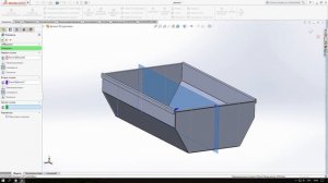 SolidWorks | Листовой Металл | Основа Мангала