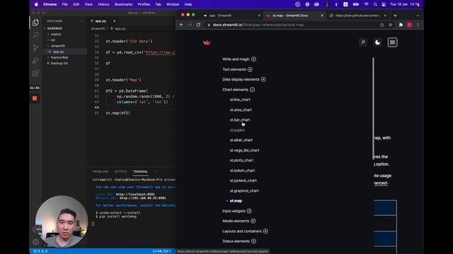 Live Coding a Streamlit App for Data Science from Scratch смотреть онлайн