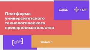 Платформа университетского технологического предпринимательства