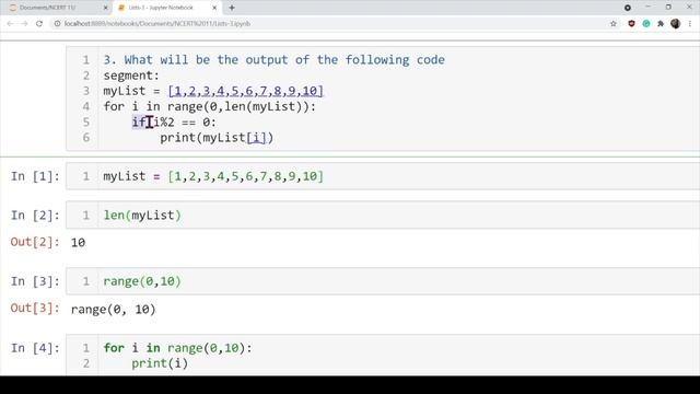 Python for NCERT Class 11 - Chapter 9 | Question 3 смотреть онлайн
