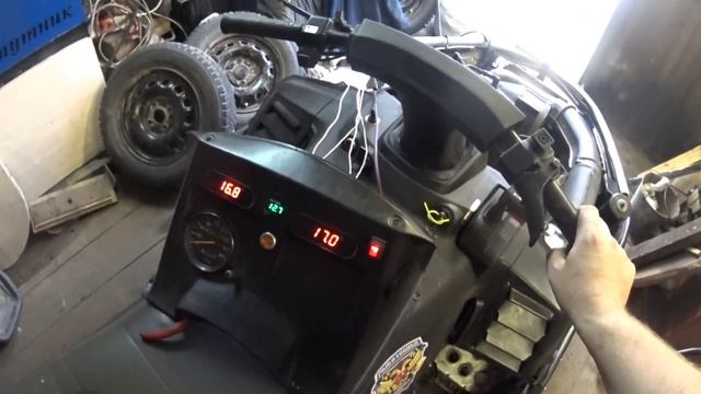 Переделанная панель приборов на Ямаха ВК 540. смотреть онлайн