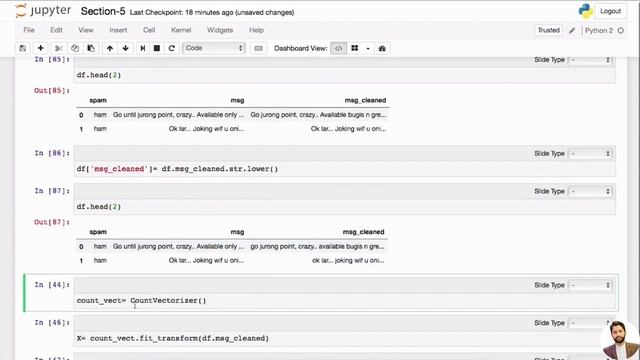 23.Examples with Spam Data | Data mining with Python in English #python #datamining смотреть онлайн