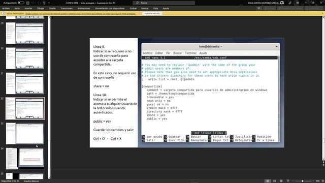 Instalación de SAMBA en Debian смотреть онлайн