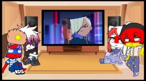 реакция стран на Т/И |Gacha Club| #1