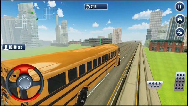 City School Bus Driver 2019: Students Transporter Game - Android Gameplay смотреть онлайн