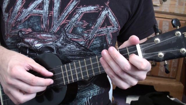 Slayer - How To Play Angel Of Death On Ukulele - Ukulele Lesson - WITH TABS