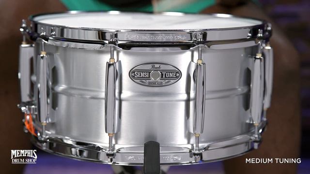 Pearl 14x6.5 SensiTone Heritage Alloy Aluminum Snare Drum (STH1465AL)