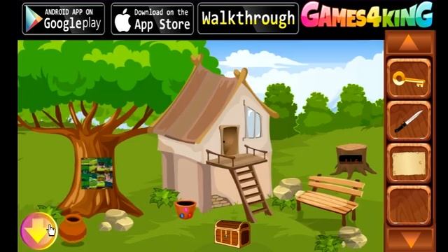 G4K Squirrel Rescue walkthrough Games4King. смотреть онлайн