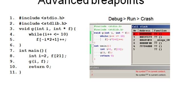 Debugging C/C++ code with Codeblocks смотреть онлайн