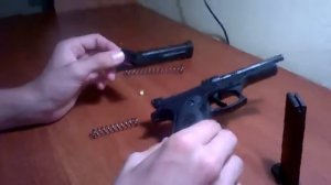 обзор на игрушечный пистолет на пульках