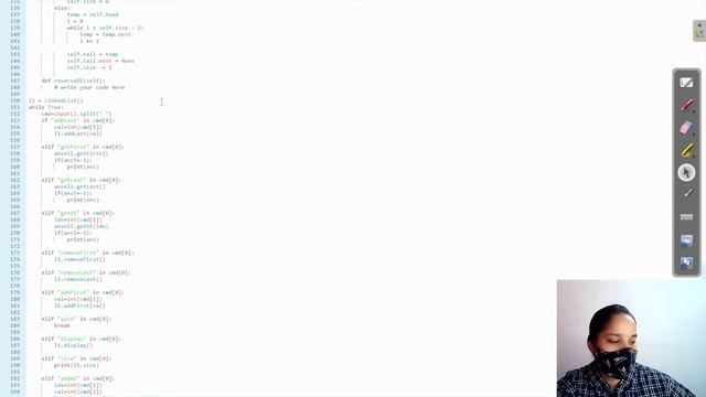 Reverse a Linkedlist | Module : Basics Data Structures | In Hindi | Python | Video_10 смотреть онлайн