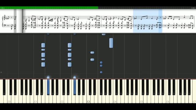 Lady GaGa - Love game [Piano Tutorial] Synthesia смотреть онлайн