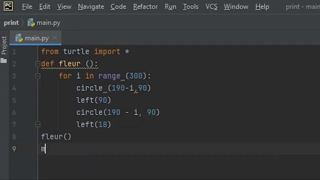 drawing with python - flower смотреть онлайн