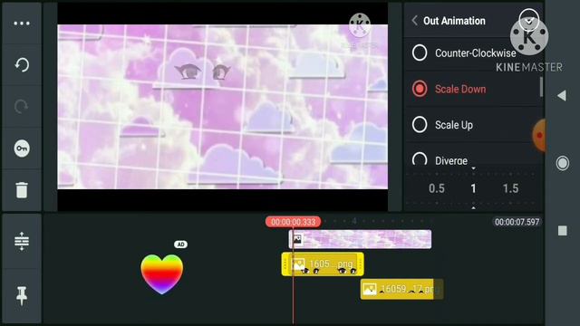 [туториал]как сделать анимацию моргания в Kine Master
