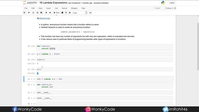 What are Lambda Expressions | Python Tutorials | Python for Data Science | Telugu смотреть онлайн
