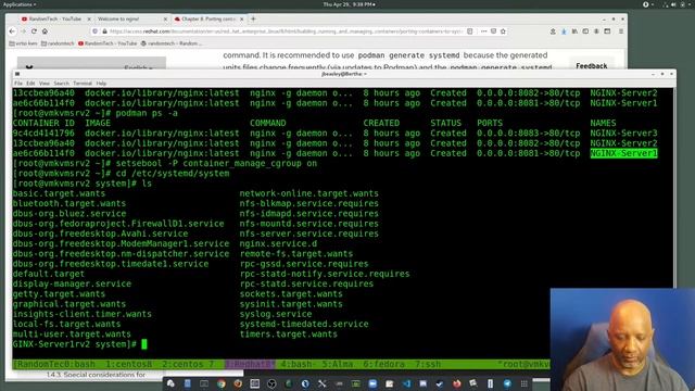 Start Podman Containers at boot смотреть онлайн