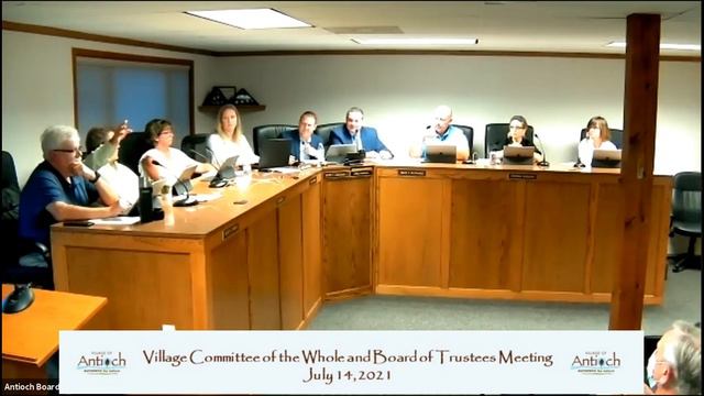 July 14, 2021 Village Committee of the Whole and Board of Trustees meeting смотреть онлайн