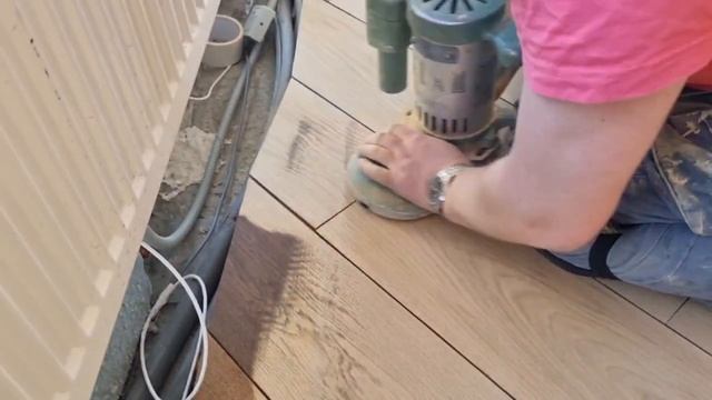 Циклевка крашеного пола смотреть онлайн